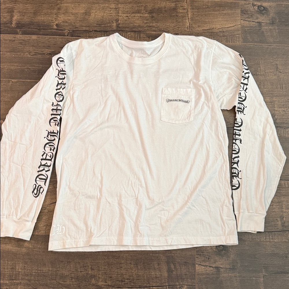 Chrome Hearts White Long Sleeve Tee